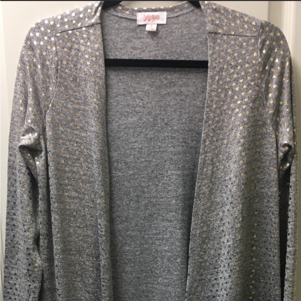 Lularoe Elegant Sarah With Gold Hearts